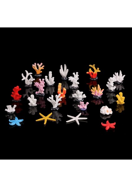 A2 Stili B Tarzı Reçine Mercan Dekorasyon Renkli Balık Akvaryum Dekorasyonu Yapay Mercan Balık Tankı Için Reçine Resif Kaya Peyzaj Süsleri (Yurt Dışından) indirimleri