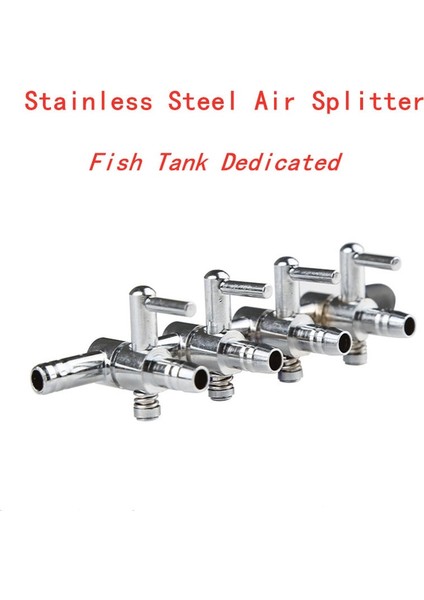 No.1 Tarzı Paslanmaz Çelik Distribütör Hava Akışı Kontrol Vanası Balık Tankı Adanmış Trakea Splitter Akvaryum Oksijen Pompası Aksesuarları (Yurt Dışından) modelleri