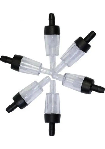 5 Adet Tarzı 5pcslot Dayanıklı Geri Dönüşsüz Tek Yönlü Çek Valf Co2 Akvaryum Balık Tankı Hava Pompası (Yurt Dışından)