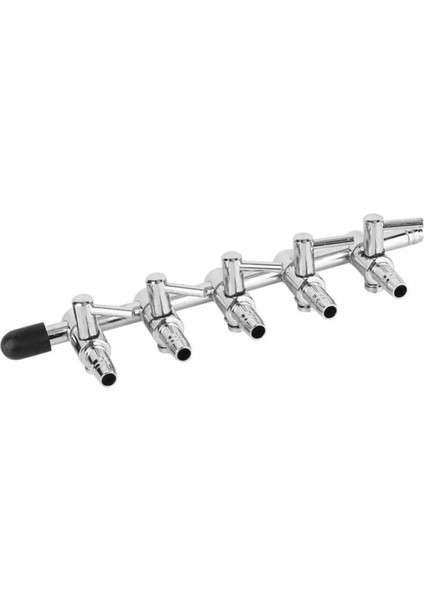 5 Yollu Stil 1 Parça Paslanmaz Çelik Akvaryum Hava Akışı Kontrol Vanası Ayarlanabilir Hava Akışı Bölücü Vana Hava Pompası Akvaryum Aksesuarları Tüp 4mm (Yurt Dışından)