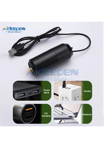 Siyah Stil Akvaryum Oksijen Hava Pompası Balık Tankı USB Sessiz Hava Kompresörü Havalandırıcı Taşınabilir Mini Küçük Oksijenatör Akvaryum Aksesuarları 5V 1W (Yurt Dışından) indirimleri