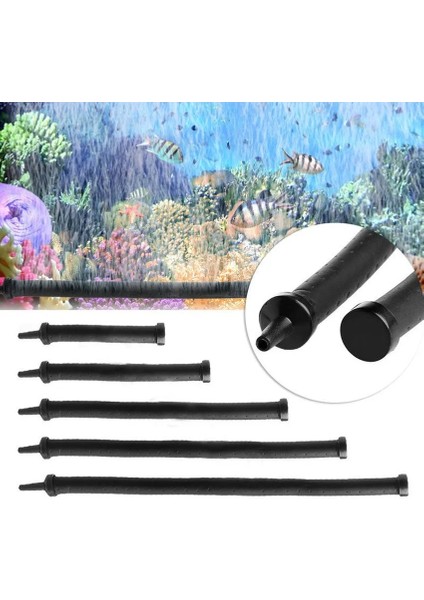 Siyah Stil 30CM cm Akvaryum Pompası Aksesuarları Hava Kabarcığı Taş Havalandırıcı Difüzör Tüpü Balık Tankı Pompası Hidroponik Oksijen Difüzör Tüpü (Yurt Dışından) indirimleri