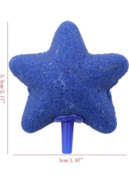 Mavi Stil 2021 Yeni Akvaryum Yıldız Şekli Hava Taş Kabarcık Balık Tankı Hidroponik Havalandırıcı Dekorasyon (Yurt Dışından) fırsatları