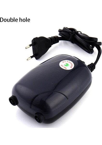 5W Tarzı Ab Fişi Akvaryum Hava Pompası Balık Tankı Mlent Kompresör Tek Çift Çıkışlı Oksijen Pompaları Akvaryumlar Su Aksesuarları 220V 3W 5W (Yurt Dışından) modelleri