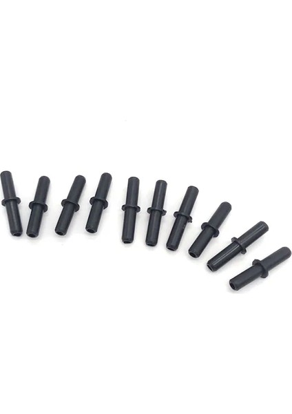 Düz Stil Çap 4mm Lot 4mm Plastik Akvaryum Konnektörü Düz Balık Tankı Hava Pompası Konnektörü Kontrol Vanası Hava Borusu Tüp Aksesuarları (Yurt Dışından)