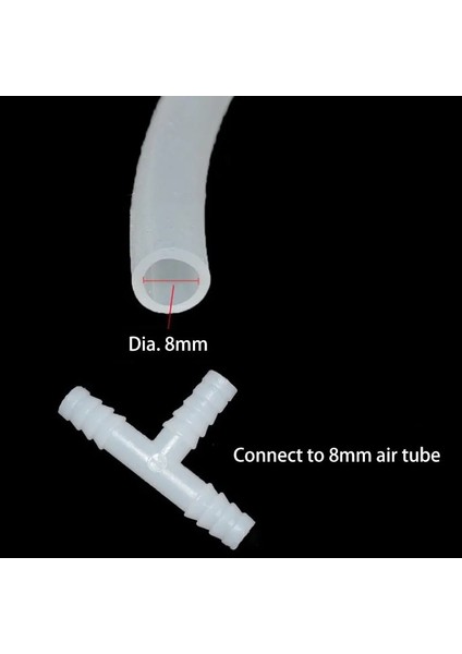 Beyaz 3 Yollu Stil mm Akvaryum Plastik Konnektörler Tee Düz T-Şekilli 3 Yollu Konnektör Su Hava Pompası Balık Tankı Aksesuarı (Yurt Dışından) modelleri