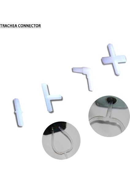 B Tarzı Çok Yollu Akvaryum Balık Tankı Hava Pompası Konnektörü T Şekilli Konnektör Kontrol Vanası Hava Borusu Tüpü Aksesuarları (Yurt Dışından) fiyatları