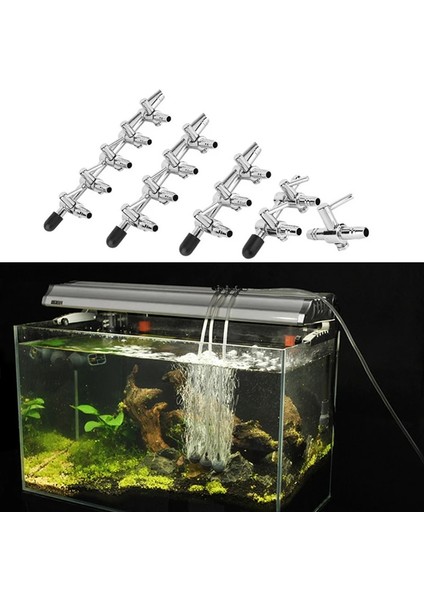 No.5 Tarzı Meme 4mm Akvaryum Hava Valfi Paslanmaz Çelik Balık Tankı Hava Akışı Kontrol Kolu Valf Dağıtıcı Splitter Oksijen Pompası Aksesuarları (Yurt Dışından) fiyatları