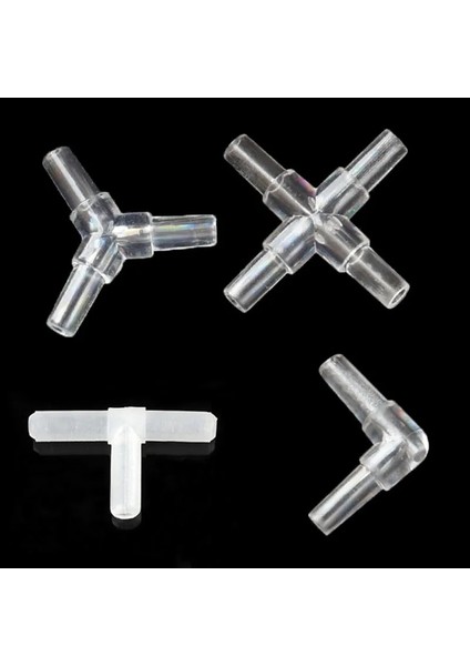 Beyaz 3 Yollu Stil Çap 4mm Çok Yollu Akvaryum Balık Tankı Hava Pompası Konnektörü T Şekilli Konnektör Kontrol Vanası Hava Borusu Tüpü Aksesuarları (Yurt Dışından) fiyatları