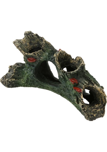 No.9 Tarzı Yapay Reçine Balık Mağarası Gizleme Tankı Süs Akvaryum Peyzaj Dekor Mini Ağaç Adam Modeli Tekne Evi Köprü Tankı Dekor Için (Yurt Dışından)