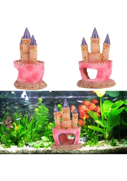 No.9 Tarzı Yapay Reçine Balık Mağarası Gizleme Tankı Süs Akvaryum Peyzaj Dekor Mini Ağaç Adam Modeli Tekne Evi Köprü Tankı Dekor Için (Yurt Dışından) indirimleri