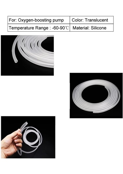 Şeffaf Stil 3 Milyon * 6mm Yumuşak Silikon Oksijen Pompası Hortumu Için Hava Kabarcık Taş Profesyonel Akvaryum Fishtank Gölet Pompası Sıcak Satış (Yurt Dışından) modelleri