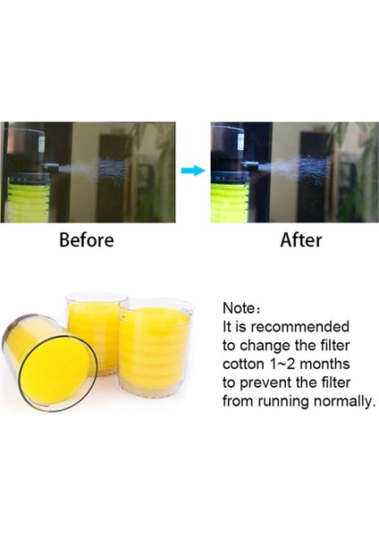 Sünger Tarzı Tek Boyut Akvaryum Filtre Süngeri Hava Pompası Sarı Renk Balık Tankı Iç Filtre Süngeri Filtre Pompası Için Su Pompası Akvaryum Bar Gölet (Yurt Dışından) modelleri