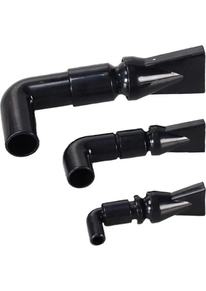 S Tarzı Akvaryum Balıkları Tankı Su Pompası Filtresi Su Çıkış Memesi Dönüş Borusu Uydurma Dört Boyutlu Akvaryum Aksesuarı Derece Siyah (Yurt Dışından)