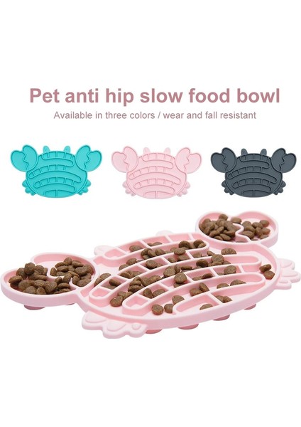 Pembe Stil 1 Parça Köpekler Için Mat Kediler Yavaş Yemek Kaseleri Yeni Pet Köpek Besleme Mama Kasesi Silikon Köpek Besleme Yalama Pedi Köpek Yavaş Besleyiciler Dağıtım Tedavisi (Yurt Dışından) fiyatları