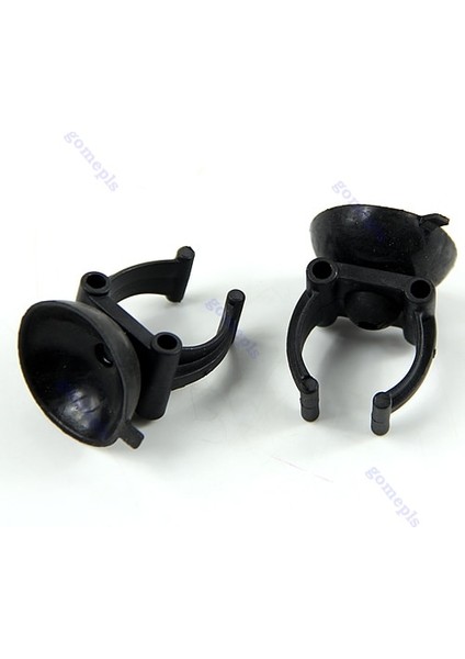 Siyah Stil Varsayılan Isıtıcı Boru Akvaryum Yağmur Barı Için 2 Adet Siyah Vantuz Klip Çapı (Yurt Dışından)