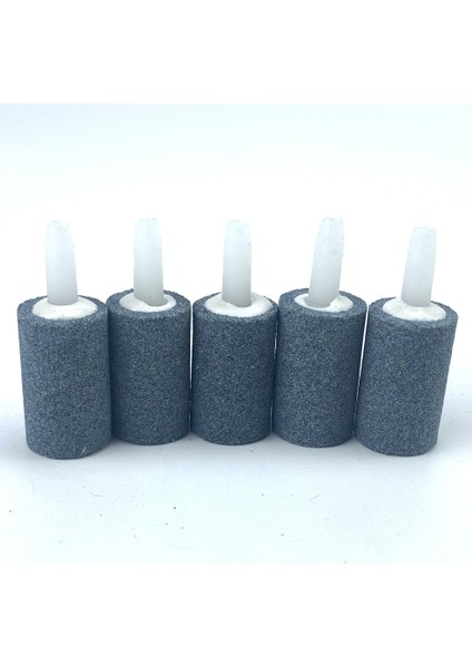 Gümüş Tarzı Akvaryum Balıkları Tankı Silindir Şekli Kabarcık Taş Havalandırıcı Pompası Hidroponik Oksijen Plakası Hava Pompası Aksesuarları (Yurt Dışından)