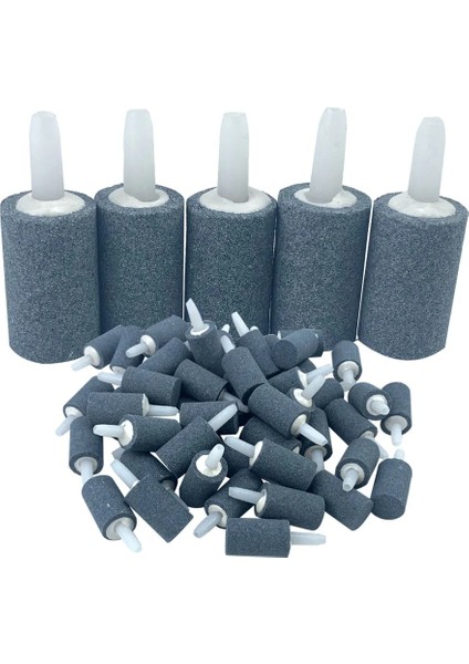 Gümüş Tarzı Akvaryum Balıkları Tankı Silindir Şekli Kabarcık Taş Havalandırıcı Pompası Hidroponik Oksijen Plakası Hava Pompası Aksesuarları (Yurt Dışından) fiyatları