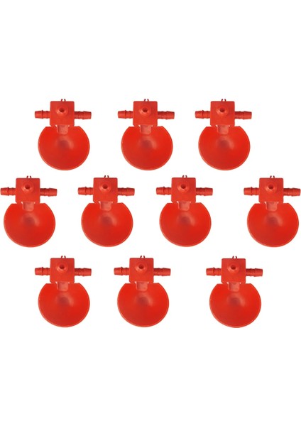 10'lu Paket - Halkalı Automatken Suluk Suluk Bardakları - Kanatlı Otomatik Kuş Kümesi Yemi Için Su Sebili (Yurt Dışından) modelleri