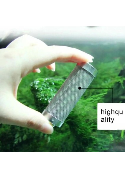 Siyah 12 mm Stili mm Paslanmaz Çelik Balık Tankı Akvaryum Girişi Karides Mesh Filtre Ağı Korumak (Yurt Dışından) indirimleri