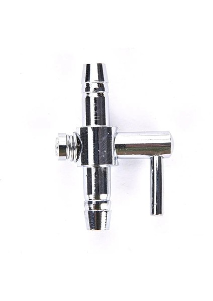 Tek Yönlü Stil 1 Parça Paslanmaz Çelik Akvaryum Hava Akışı Kontrol Vanası Ayarlanabilir Hava Akışı Bölücü Vana Hava Pompası Akvaryum Aksesuarları Tüp 4mm (Yurt Dışından)