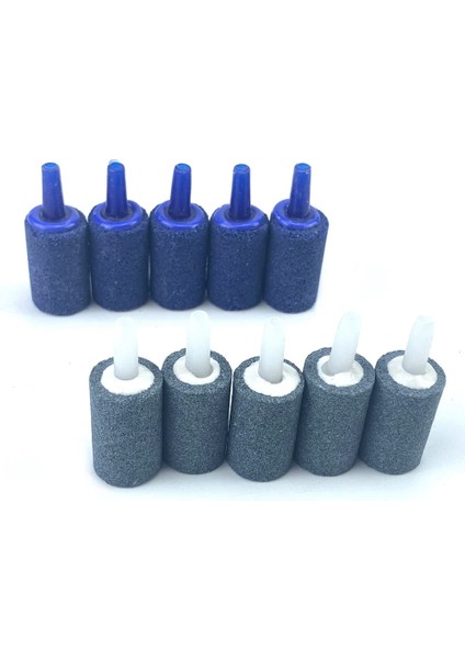 Gümüş Tarzı Akvaryum Balıkları Tankı Silindir Şekli Kabarcık Taş Havalandırıcı Pompası Hidroponik Oksijen Plakası Hava Pompası Aksesuarları (Yurt Dışından) fırsatları