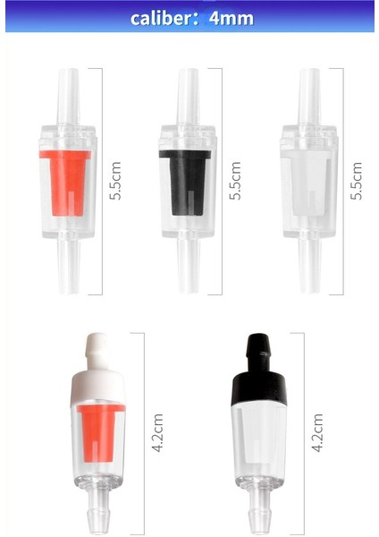 Kırmızı Stil 10 Parça Tek Yönlü Çek Valf Oksijen Pompası Çek Valf Oksijen Pompası Akvaryum Aksesuarları ve Ekipmanları (Yurt Dışından) fiyatları