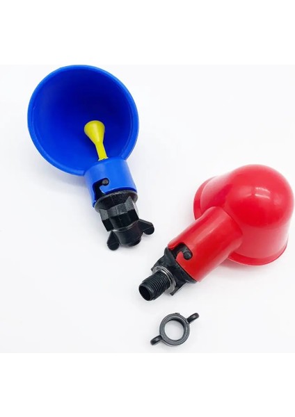 Vidalı Kapak Stili Yok Lastic Kırmızı Mavi Tavuk Otomatik Bardak Tiryakisi Bıldırcın Suluk Nipel Çiftlik Kanatlı Besleyici Içme Suyu Sistemi ile Kase (Yurt Dışından) indirimleri