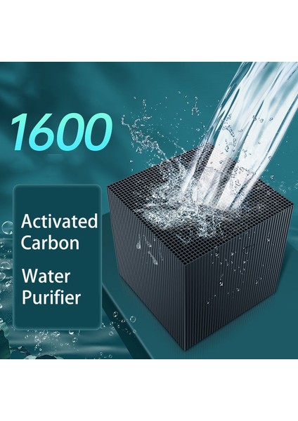 B Tarzı 10X10X5CM Yükseltme Aktif Karbon Malzeme Eko-Akvaryum Su Arıtma Küpü Ultra Güçlü Filtrasyon Soğurma Petek Filtre (Yurt Dışından) modelleri