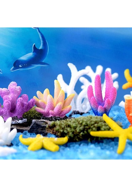 J Tarzı Yapay Reçine Mercan Balık Tankı Peyzaj Akvaryum Dekorasyon Simülasyon Sahte Mercan Taş Su Süsleme (Yurt Dışından) fırsatları