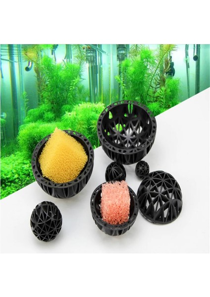 16MM Tarzı mm Akvaryum Pet Balık Filtrasyon Havuzu Için Biyokimyasal Top Bio Ball Teneke Kutu Filtre Medya Deniz Reef Sump Eko-Arkadaş (Yurt Dışından) fiyatları