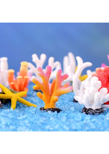 No.12 Tarzı Balık Tankı Peyzaj Simülasyon Sucul Süs Bitkileri Plastik Küçük Bitkiler Pembe Boynuzları Küçük Mercan Akvaryum Süslemeleri (Yurt Dışından) indirimleri