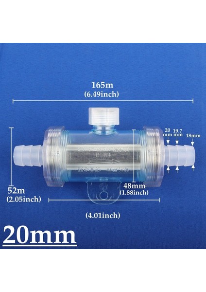 20MM Tarzı 1 Adet 8mm ~ 25MM Şeffaf Su Filtresi Bahçe Sulama Emici Pompa Filtreleri Yumuşak Boru Hortumu Için Akvaryum Aksesuarları (Yurt Dışından) fiyatları