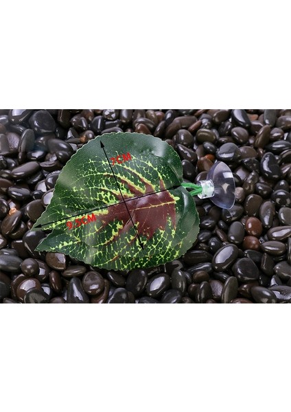 Gümüş Tarzı 3 Takım Yapay Yaprak Balık Tankı Akvaryum Balığı Dinlenme Yatak Dekor Betta Yumurtlama Süs Bitki Betta Balık Oyna Relax Hamak Gizle (Yurt Dışından)