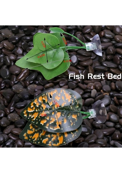 Gümüş Tarzı 3 Takım Yapay Yaprak Balık Tankı Akvaryum Balığı Dinlenme Yatak Dekor Betta Yumurtlama Süs Bitki Betta Balık Oyna Relax Hamak Gizle (Yurt Dışından) fırsatları