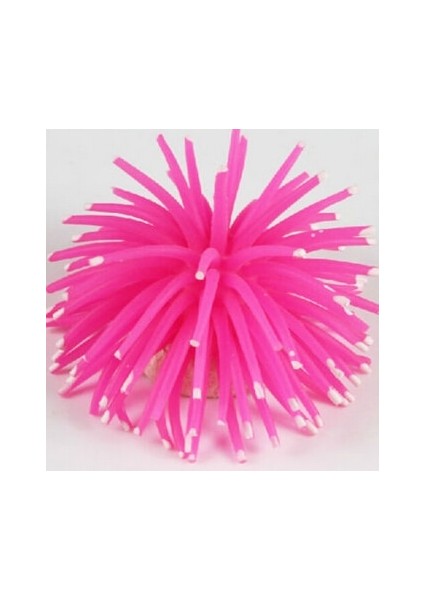 Pembe Tarzı Yaklaşık 7cm Licone Akvaryum Balık Tankı Yapay Mercan Bitki Sualtı Süs Dekorasyon Su Manzarası Aksesuarları Daha Fazla Renk (Yurt Dışından)