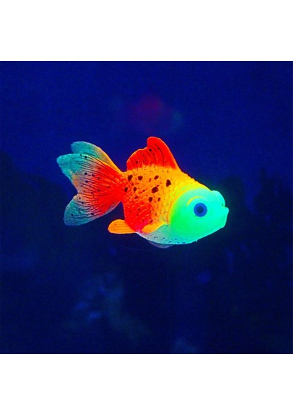 B Tarzı M Beden Sıcak Satış Büyük Boy Dekor Sevimli Akvaryum Balığı Akvaryum Dekorasyon Yapay Parlayan Etkisi Karanlıkta Glow Balık Tankı Süsleme (Yurt Dışından) modelleri