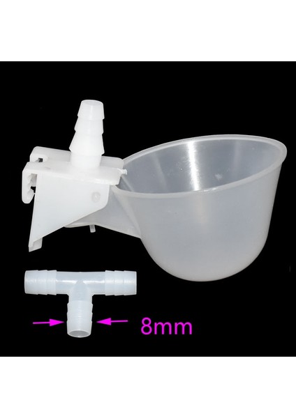 8mm Tarzı M Beden Oultry Otomatik Kuş Tavuk Içme Bardağı Plastik Içme Kabı Pet Çiftlik Hayvan Besleme Kümes Hayvanları Malzemeleri (Yurt Dışından)