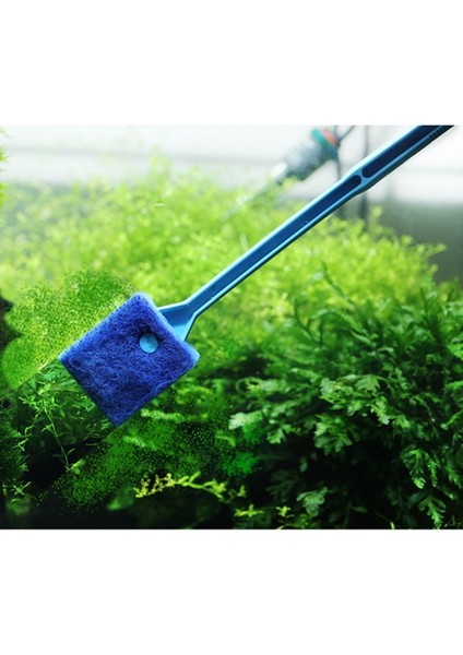 Yeşil Stil Gosterildigi Gibi 2 Renk Akvaryum Cam Yosun Temizleme Fırçası Plastik Sünger Temizleyici Cam Bitki Akvaryum Balık Tankı Akvaryum Aksesuarları Sıcak (Yurt Dışından) modelleri