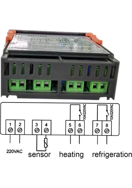 Duoliang Shop 12V Tarzı Stc Yüksek Hassasiyetli Dijital Termostat Sıcaklık Kontrol Termometre Sensörü Higrometre 12V 24V 220V (Yurt Dışından)