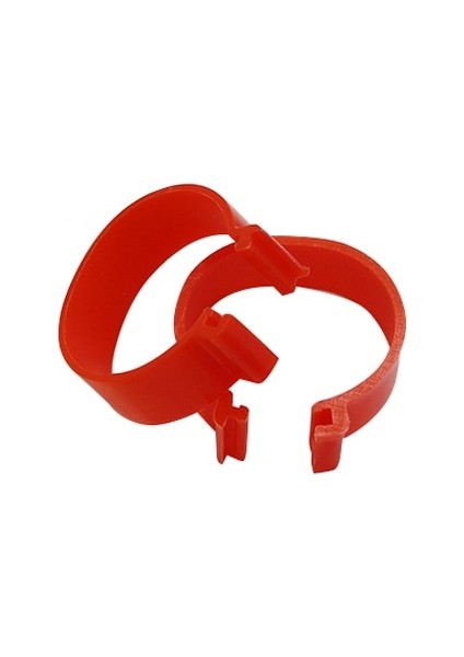 Kırmızı Stil Iç Çap 2.0cm Tavuk Ayağı Halkası Tavuk Kümesi Besleme Malzemeleri 5 Renk Toka Tipi Klips Halkaları Çiftlik Ekipmanları (Yurt Dışından)