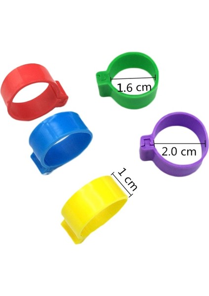 Kırmızı Stil Iç Çap 2.0cm Tavuk Ayağı Halkası Tavuk Kümesi Besleme Malzemeleri 5 Renk Toka Tipi Klips Halkaları Çiftlik Ekipmanları (Yurt Dışından) modelleri