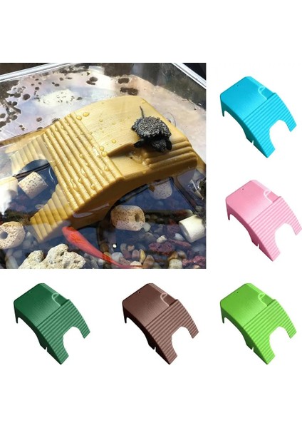 Pembe Tarzı Sıcak!!! Akvaryum Sürüngen Kaplumbağa Yüzen Basking Platformu Merdiven Balık Tankı Dekor Akvaryum Kaplumbağa Platformu Sürüngen Dinlenmek Için (Yurt Dışından) fiyatları