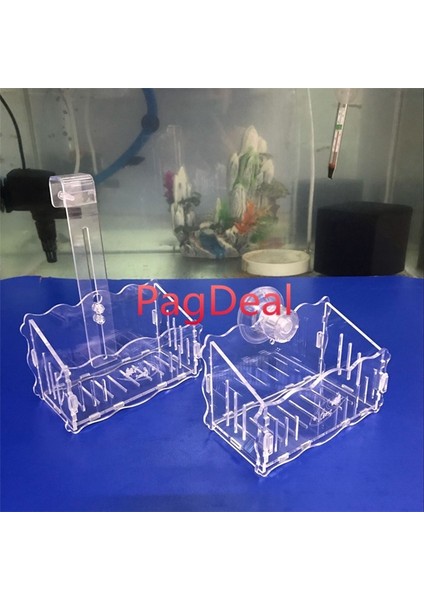 Asma Tip S Stili Kutu Asılı Akvaryum Dekor Yetiştiriciliği Kuluçka Kutusu Kreş Tesisi Cam Bardak Pot Balık Tankı Aquascaping Yetiştirme Mangrov Dikim (Yurt Dışından) fırsatları