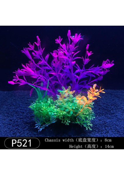 Ten Rengi Tek Boyut Yapay Plastik Yeşil Bitkiler Çim Akvaryum Süslemeleri Su Otları Balık Tankı Çim Çiçek Süsleme Dekor Su Aksesuarları (Yurt Dışından) modelleri