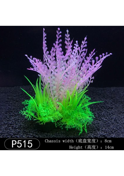 Ten Rengi Tek Boyut Yapay Plastik Yeşil Bitkiler Çim Akvaryum Süslemeleri Su Otları Balık Tankı Çim Çiçek Süsleme Dekor Su Aksesuarları (Yurt Dışından) fırsatları