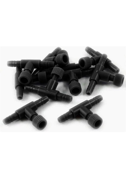 10 Adet Siyah Stil mm Balık Tankı Akvaryum Hava Hattı Boru Boru Tüp Ayarlanabilir Konnektör Pompa Akış Kontrol Vanaları Anahtar Musluk Hortumu Trakea Seti (Yurt Dışından)