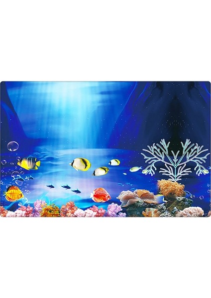 J Tarzı 70X150CM Akvaryum Için Arka Plan 3D Sticker Poster Balık Tankı Akvaryum Arka Plan Aksesuarları Dekorasyon Okyanus Bitki Aquascape Boyama (Yurt Dışından) fırsatları