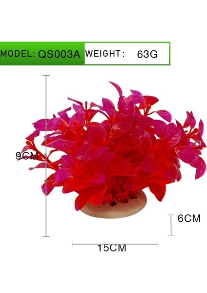 Kırmızı Stil M Beden Akvaryum Dekorasyonu Su Bitkileri Plastik Çim Renkli Top Peyzaj Küçük Su Bitkilerinin Akvaryum Dekorasyonu (Yurt Dışından) indirimleri
