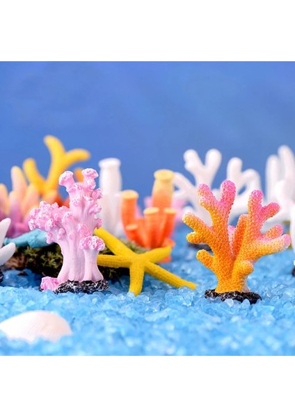Bir Stil Yapay Reçine Mercan Balık Tankı Peyzaj Akvaryum Dekorasyon Simülasyon Sahte Mercan Taş Su Süsleme (Yurt Dışından) modelleri